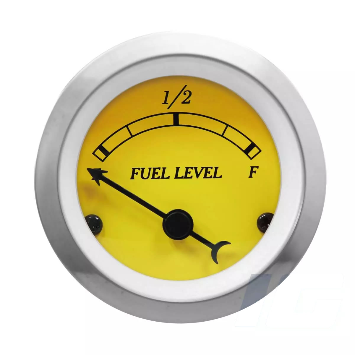 Yellow Face Black Needle - Fuel Level Gauge For Vintage Car